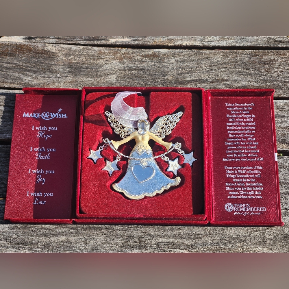 Things Remembered Make A Wish Angel Ornament